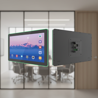 Tablette murale personnalisée avec écran tactile capacitif 15,6'' RK3566 PoE Android 11/14 pour salle de réunion, panneau de porte numérique et caméra intégrée