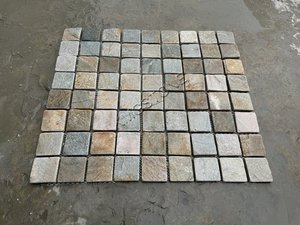 Mélange de carreaux <span class=keywords><strong>d</strong></span>'<span class=keywords><strong>ardoise</strong></span> naturelle pavé de pavés de couleurs mélangées pour l'aménagement paysager à prix compétitif pavé <span class=keywords><strong>d</strong></span>'<span class=keywords><strong>ardoise</strong></span> - Product Image 2