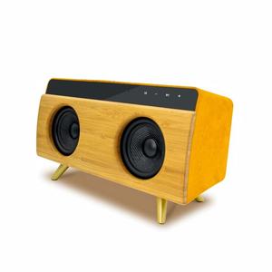 Altoparlante Wireless Portatile Acustico Naturale con Cassa di Risonanza in Bambù e Multi-Driver per un Suono Organico - Product Image 1