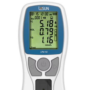 LYSUN LPM-102 생화학 분석 시스템 혈액 지질 콜레스테롤 측정을위한 다기능 임상 기기 Class II - Product Image 3