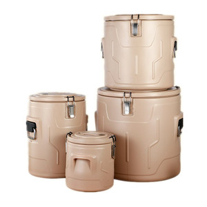 Balde Térmico Comercial para Alimentos 10L 30L 50L <span class=keywords><strong>70L</strong></span>, Conjunto de Barril Térmico para Creme e Sopa com Fecho Metálico para Hotel - Product Image 4