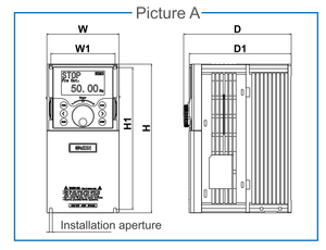 Ec6000 loạt Chất lượng cao 45Kw VFD/AC ổ đĩa ba giai đoạn 380V cho động cơ máy nén - Product Image 5