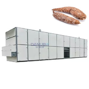 Séchoir à bande continue en maille pour légumes-racines et manioc de bonne qualité, ligne de production de Garri - Product Image 1