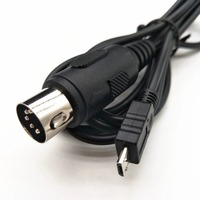 Kunden spezifisches 5-poliges Din-zu-Micro-USB-Kabel Stecker MD MiDi Mini Din zu Stecker USB ein USB C-Mikro kabel für Multimedia