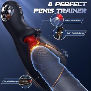 Dispositivo de Entrenamiento para el Pene con Control por APP, Masturbador Masculino Impermeable con 20 Frecuencias de Vibración y Simulación de Lengua - Product Image 3
