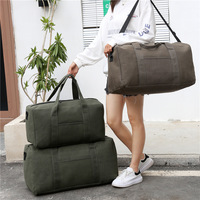 Extragroße Kapazität Unisex Wasserdichte Reißverschluss-Canvas-Tasche Weekender Sporttasche Fallschirm-Cargo-Reisetasche Designer