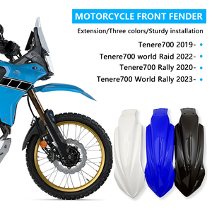 Yamaha Tenere700 World <span class=keywords><strong>Raid</strong></span> 700 2019-2025 Extension de garde-boue avant de <span class=keywords><strong>moto</strong></span> World Rally Matière plastique - Product Image 4