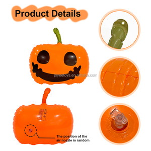 Joyee Décoration Gonflable Citrouille d'Halloween à Suspendre en PVC, Mignonne <span class=keywords><strong>Jack</strong></span>-<span class=keywords><strong>O</strong></span>'-<span class=keywords><strong>Lantern</strong></span> pour Fêtes Intérieures et Extérieures, Décoration de Porte - Product Image 2