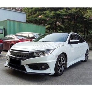 ลิ้นกันชนหน้า สเกิร์ตข้าง สปอยเลอร์ กันชนหลัง ดิฟฟิวเซอร์ สำหรับ Honda Civic 2016 รุ่นที่ 10 ชุดแต่งรถยนต์ อุปกรณ์ตกแต่งรถยนต์ - Product Image 4