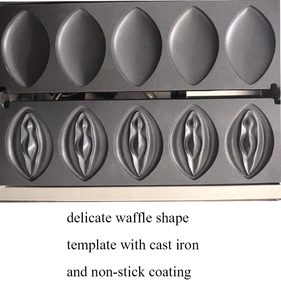 Snack ausrüstung Antihaft-kommerzielle Frauen Wafleras Mädchen Pussy Vagina Waffel maschine - Product Image 4