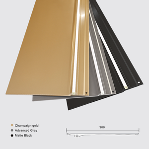 Estante Flotante Integrado en la Pared con Perfil de Aluminio, Iluminación LED, Luz Debajo del Gabinete con Panel de Aluminio - Product Image 4