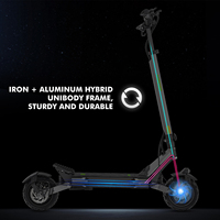 Entrepôt UE UK US Scooters électriques tout-terrain pliables de 10 pouces avec grande roue VIPCOO VS6 Kick E Scooter pour adultes