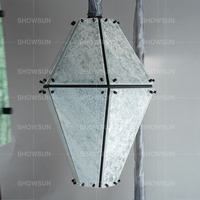 Lustre suspendu moderne en pierre naturelle, luminaire suspendu de luxe en marbre, LED à intensité variable pour salle à manger, bar, îlot de cuisine