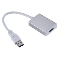 USB3.0 HDMI dönüştürücü adaptör 1080p USB TV USB A erkek HDMI uyumlu kadın harici ekran video kartı adaptör kablosu