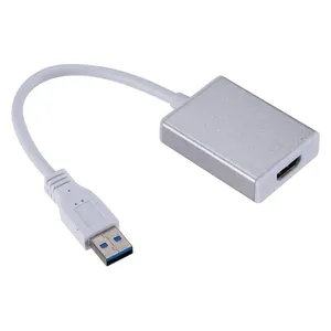 USB3.0到HDMI转换器适配器1080p USB到电视USB A公到HDMI兼容母外部图形视频卡适配器电缆