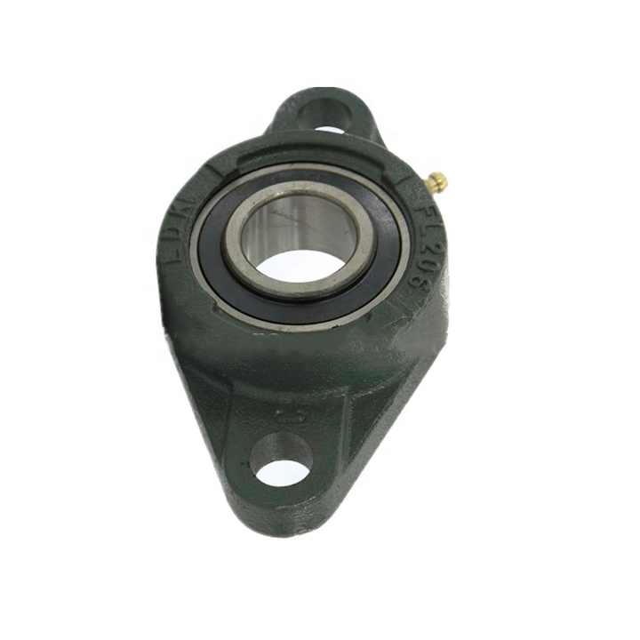 Lot De 2 Roulements à Bride UCFL204 20mm - Roulements Auto-alignants Pour Machines Industrielles Et Transport