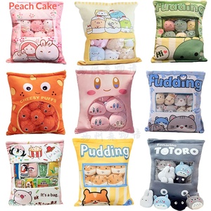 Peluche de Gato y Conejo Adorable Popular en Internet, Almohada Grande, Muñeco de Peluche con Relleno de Algodón PP, Alivia <span class=keywords><strong>el</strong></span> Estrés, Regalo de Cumpleaños para Niñas - Product Image 2
