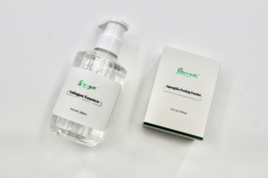 Traitement esthétique de la peau 2 en 1, peelings faciaux à base de plantes avec ensemble d'éponges - Product Image 2