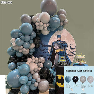 Kit Guirlande de Ballons Spider-Man Bio 2026, 109 Pièces, Super-Héros, Latex Asymétrique Moderne, Marque SHJY, Vente en Gros, Décoration de Fête d'<span class=keywords><strong>Anniversaire</strong></span> - Product Image 4