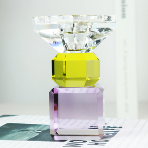 Bougeoir en <span class=keywords><strong>cristal</strong></span> de luxe pour la <span class=keywords><strong>d</strong></span>écoration de la maison, <span class=keywords><strong>d</strong></span>écoration de table, bougeoir en verre de <span class=keywords><strong>cristal</strong></span> pour mariage et Noël - Product Image 4