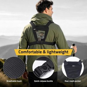 Sac de poitrine CVLIFE, gilet tactique réglable, imperméable, pour course à pied, randonnée, cyclisme, voyage - Product Image 6