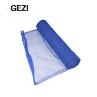 GEZI 50gsm Filet de sécurité en nylon plat blanc, vert, noir, pour clôtures, barricades, couvertures de chantier, filet noué en plastique tressé