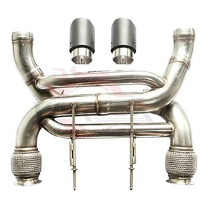 Vortex High Performance Stainless Steel Exhaust System Fit for McLaren 720S 4.0T V8 Upgrade Full <b>Kit</b> with Carbon Fiber Tips - Product Image 5