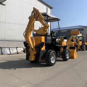 Bán Hot Mini Máy kéo backhoe máy xúc loader Thương hiệu Mới 1.0 tấn Trọng lượng nhẹ backhoe loader - Product Image 5