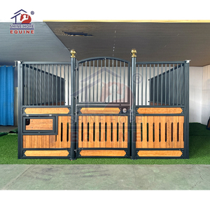 Kits de box pour chevaux bon marché panneaux d'écurie pour box pour chevaux barre de porte pour box panneaux avant avec porte à charnières - Product Image 3