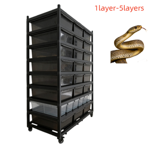 Toptan Evcil Hayvan Malzemeleri PVC İstiflenebilir Kompozit Raf Sürüngen Topu Üretim Rafı Üretim Odası Sergi Rafı - Product Image 6