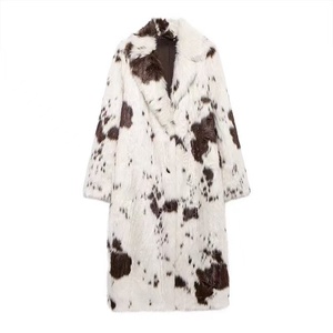 Cappotto in <span class=keywords><strong>Finta</strong></span> Pelliccia di Volpe Bicolore per Donna, <span class=keywords><strong>Trench</strong></span> Invernale di Alta Qualità con Cappuccio in Peluche e Protezione dal Vento - Product Image 5