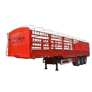 Транспортное средство, Главная ограждение для животных, транспортные грузовики, подержанные прицепы для крупного рогатого скота, продажа, Полуприцепы для животных