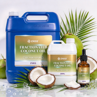 Huile de Coco Fractionnée Multi-Usages Liquide MCT – Base Végétale pour Massage, Soins de la Peau, Cheveux, Fabrication de Savon, Aromathérapie, DIY Beauté – Vente en Gros
