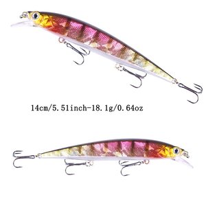 Ensemble de leurres de pêche durs Minnow 9cm 10g 5 pièces/boîte, 5 couleurs, leurres de pêche bioniques Mino, ensemble de leurres de pêche en gros - Product Image 3