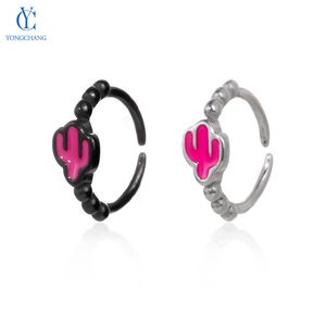 All'ingrosso di alta qualità in acciaio inox per bambini anello del naso disegno del fulmine con pietra zircone alla moda Piercing al naso - Product Image 6