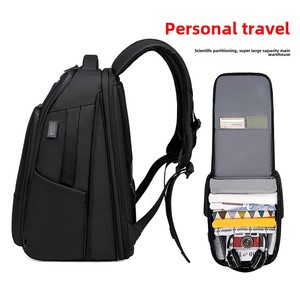 Sac à dos unisexe multifonctionnel de grande capacité USB étanche 16 pouces pour ordinateur portable Voyage d'affaires Double épaule Design - Product Image 4
