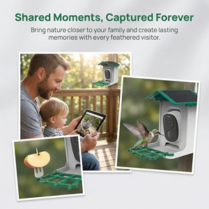 Caméra Alimentée par Énergie <span class=keywords><strong>Solaire</strong></span> WiFi pour Nids d'Oiseaux, Fabrication Personnalisée en Usine, 3MP, Identification des Oiseaux par IA, 3W <span class=keywords><strong>Solaire</strong></span>, 5200mAh, Faible Coût - Product Image 6