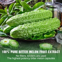 Capsules de supplément naturel d'extrait de melon amer de marque de distributeur d'OEM/ODM d'approvisionnement de JULONG