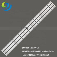 Universel 590mm 32 pouces 6led 6v MG-32D280601W59018M36A MS-L2544 GP-3288