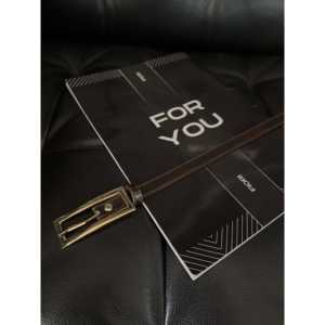 เข็มขัดโลหะสำหรับคุณ พร้อมหัวเข็มขัดสีทอง สไตล์ลำลอง วัสดุโลหะผสม ดีไซน์บางเฉียบ - Product Image 3