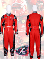 Costume de pilote de course pour adultes et enfants, ensemble de combinaisons assorties pour la famille, pour hommes et femmes, Halloween et cosplay