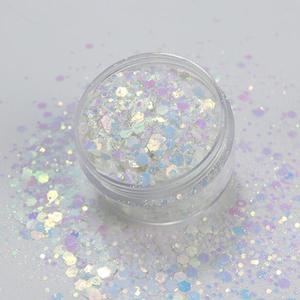 Paillettes Iridescentes Blanches en Forme de Perles, Tailles Mixtes, pour Nail Art, Cheveux, Résine Époxy, Gobelets, Slime et <span class=keywords><strong>Peinture</strong></span> - Product Image 5