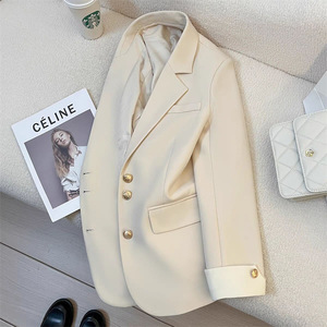 <span class=keywords><strong>Blazer</strong></span> Feminino de Manga Longa para Outono Inverno Moda Casaco Casual para Escritório Tamanho S-3XL Novos Blazers Femininos - Product Image 1