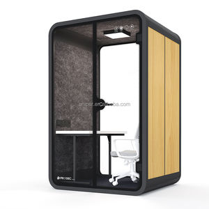Cabine téléphonique de bureau insonorisée acoustique silencieuse, grande taille, studio d'enregistrement intérieur, cabine de bureau insonorisée - Product Image 2