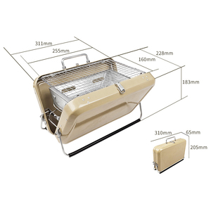 Nouvelle conception <span class=keywords><strong>de</strong></span> <span class=keywords><strong>valise</strong></span> en plein air Portable Mini pliant <span class=keywords><strong>charbon</strong></span> <span class=keywords><strong>de</strong></span> <span class=keywords><strong>bois</strong></span> BBQ Grill Backyard <span class=keywords><strong>Barbecue</strong></span> - Product Image 5