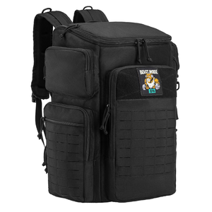 Sac à dos en nylon imperméable antivol de 45 L pour l'extérieur, doublure en polyester, portage double épaule pour la randonnée en forêt, utilisation multifonctionnelle - Product Image 1