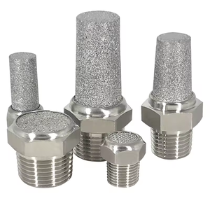 Silenziatore pneumatico in acciaio inossidabile a forma di cono da 1/8 a 2 pollici a forma di cono sinterizzato SS 316L in polvere - Product Image 4