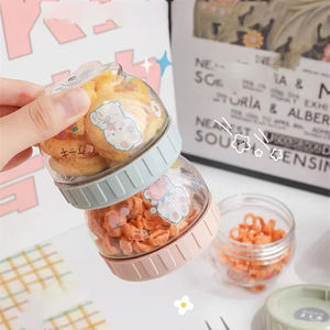 Contenants en verre DS2103 pour sauces, pots à overnight oats avec couvercles, petits récipients à condiments avec emballage pour vinaigrette - Vente en gros - Product Image 2