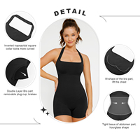 Hexin combinaison de yoga une pièce avec service personnalisé barboteuses de fitness combinaison de sport combinaison de yoga moulante pour femmes