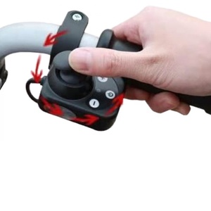 ชุดอุปกรณ์แปลงรถเข็นวีลแชร์ KSP-21 พร้อมจอยสติ๊กควบคุมสำหรับผู้ดูแล ขายดี น้ำหนักเบา จอยสติ๊กควบคุมด้านหลังสำหรับรถเข็นไฟฟ้า อุปกรณ์เสริมจอยสติ๊ก - Product Image 4